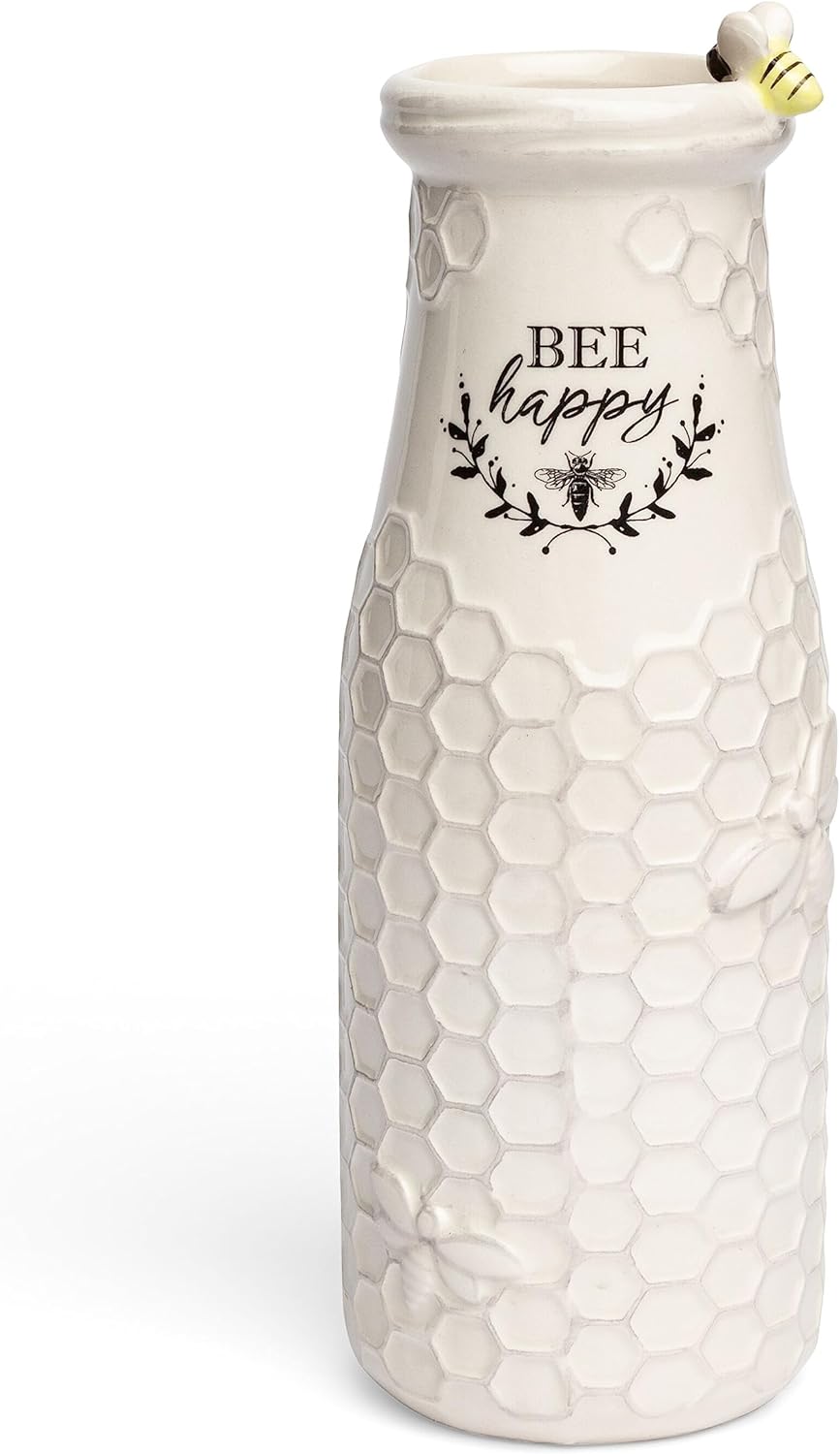 Ceramic Flower Vase, Flower Vase, Honeycomb Decor - 3 Ceramic Flower Vase, Flower Vase, Honeycomb Decor - 3